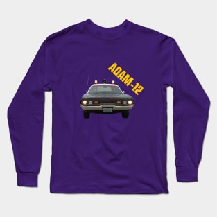 Adam 12 - Patrol Car - 60s/70s Cop Show Long Sleeve T-Shirt